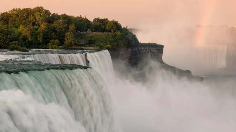 One-day visit to Niagara Falls focusing on main waterfall viewpoints